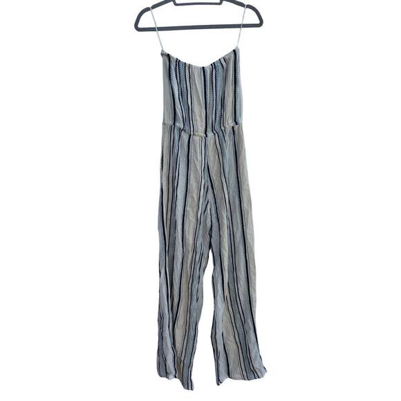 NWT Elan‎ Strapless Jumpsuit, Striped, Boho, Size Small - Picture 3 of 8